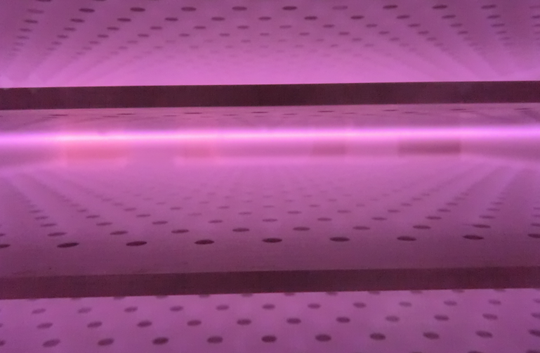 水平電極容性耦合射頻等離子清洗機放電