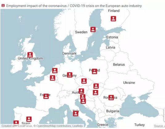 歐洲車企停產影響程度已顯現(xiàn)，普樂斯等離子清洗機