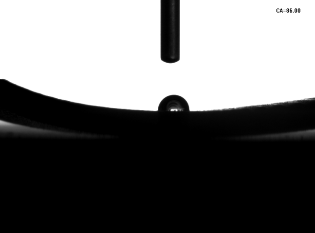 經(jīng)真空等離子清洗機(jī)處理后，PTFE唇形唇片油封的接觸角為86°-普樂斯